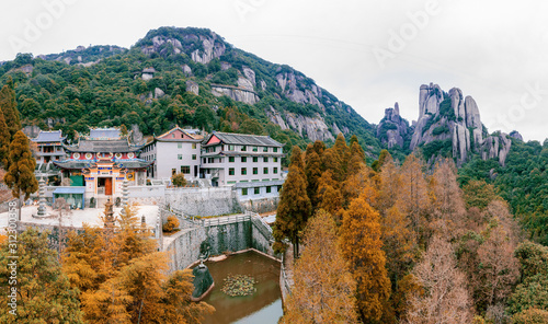 The natural scenery of taimu mountain in ningde city, fujian province, China photo