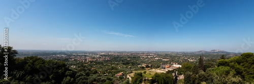 View from balcony in villa d'Este