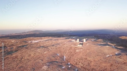 Aerial view of the highest point of Continental Portugal, Serra da Estrela photo