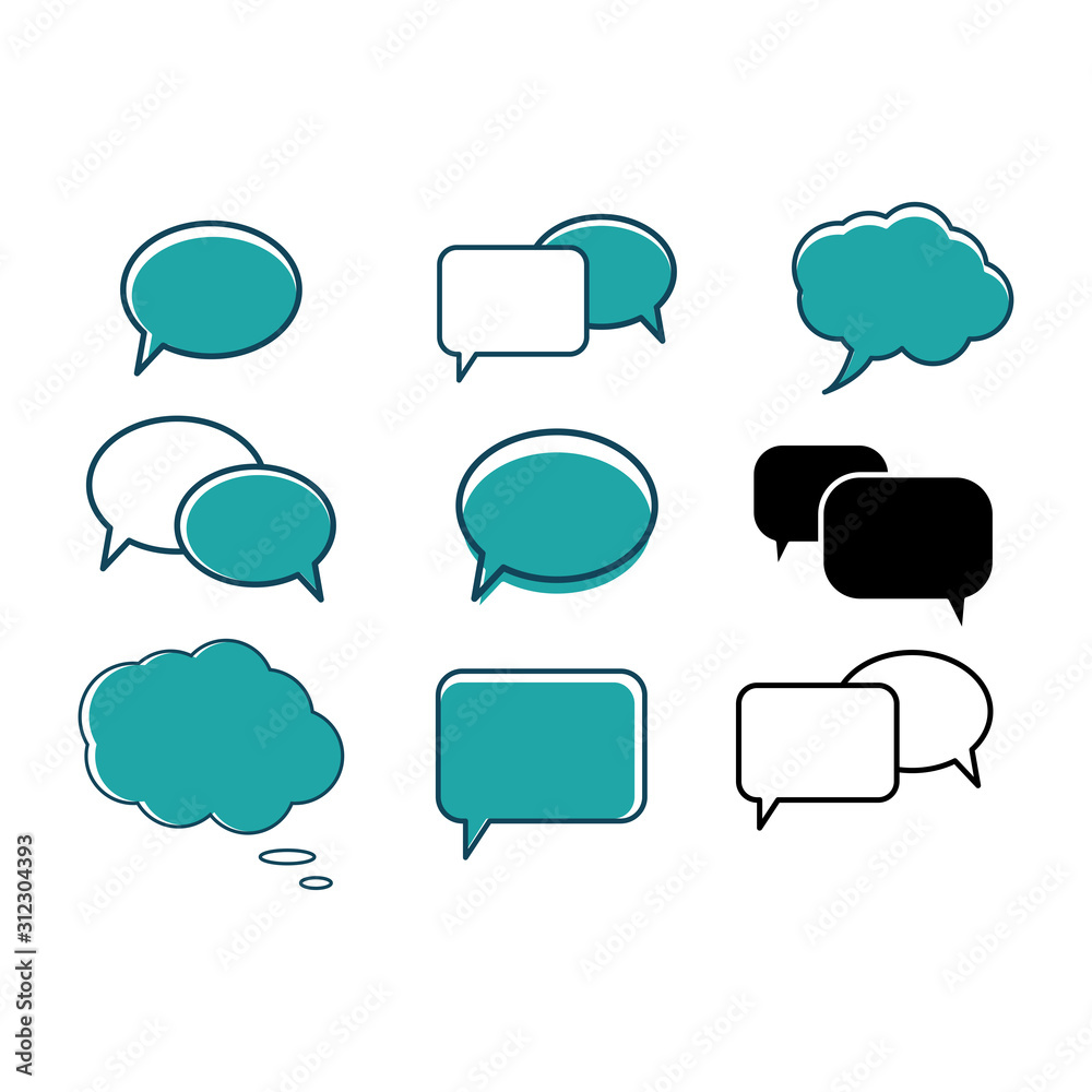speech bubbles icon speech bubbles icon