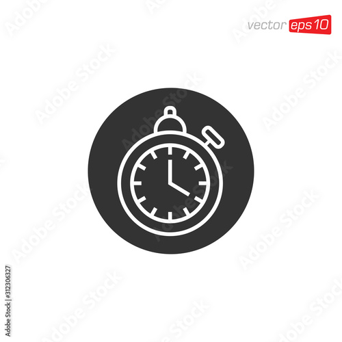 Alarm Clock Icon Design Vector