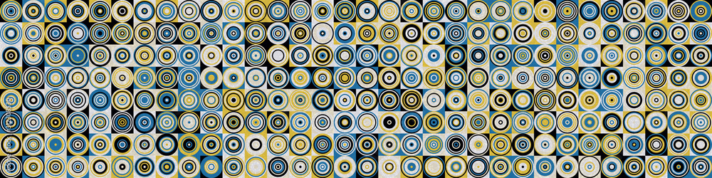 Pattern with random colored Circles Generative Art background illustration Pattern with random colored Circles Generative Art background illustration