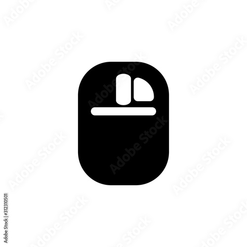 mouse icon design solid style part 8 right click and scroll