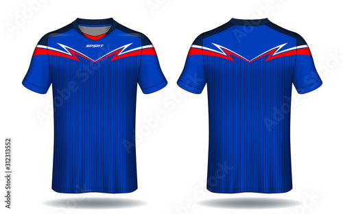 Soccer jersey template.sport t-shirt design. 