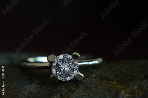 Diamond ring, luxury wedding ring, expensive 