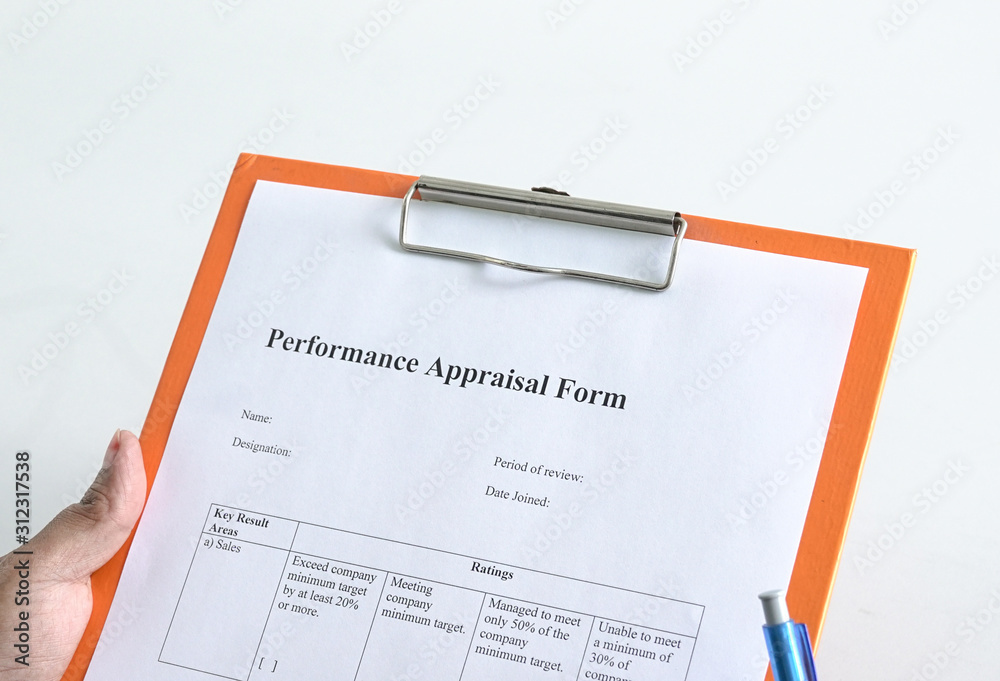Performance Appraisal or Evalution Form