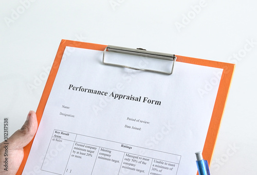 Performance Appraisal or Evalution Form photo