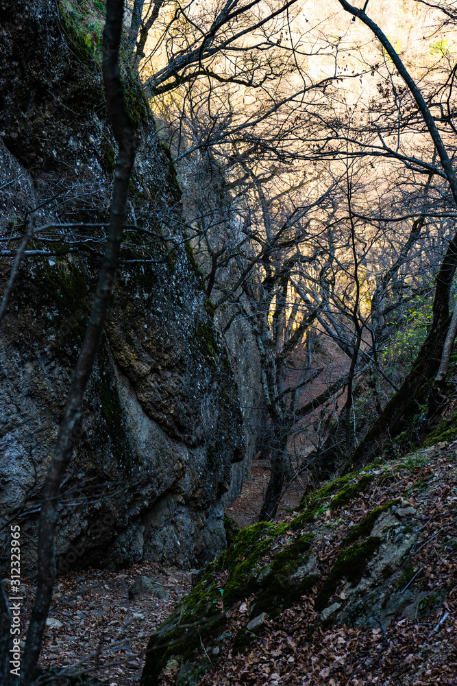 Birtvisi canyon in Georgia