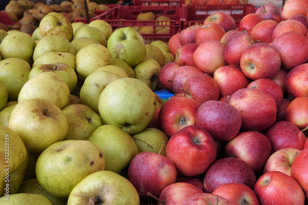 close up of apples