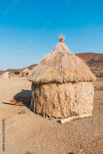 Himba tribe hut