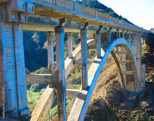 Bixby Creek bridge on Pacific Coast Highway 1, Big Sur, California