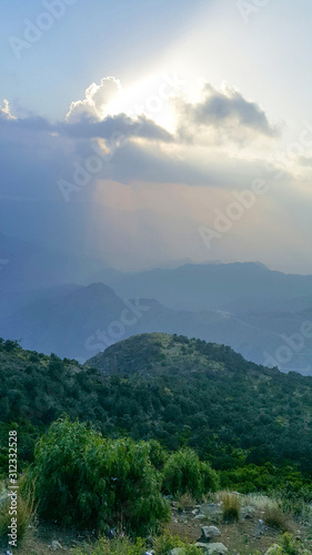 Mountains scenery - natural background - natural park - So beautiful clear blue sky - nice day