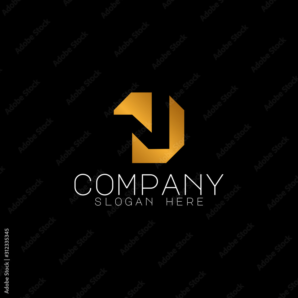 elegant letter N logo vector design elegant letter N logo vector design