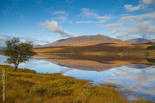 Reflections at Loch Tulla  Scottish Highlands