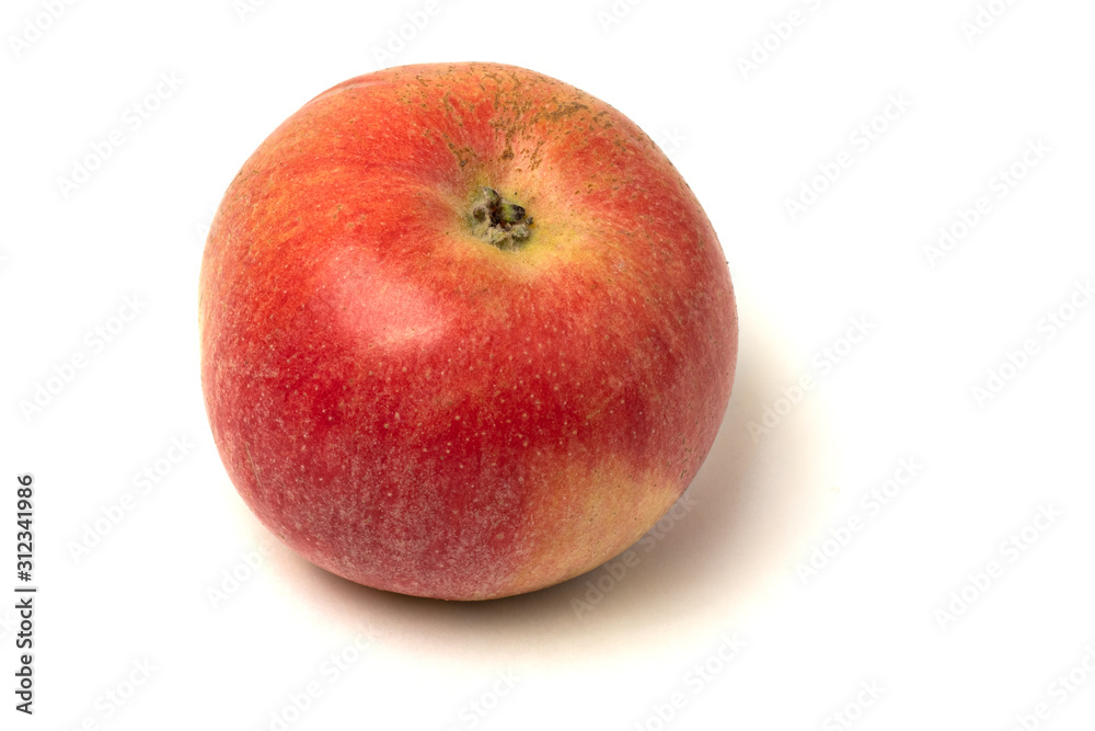 Closeup of the fresh natural apple, isolated on white background. Closeup of the fresh natural apple, isolated on white background.
