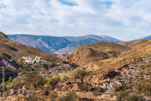 Mountainous landscape near Ugijar (Spain)