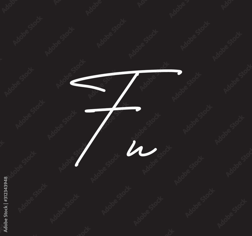 Couple Cursive Letters Initial Signature Handwriting Calligraphy Couple Cursive Letters Initial Signature Handwriting Calligraphy