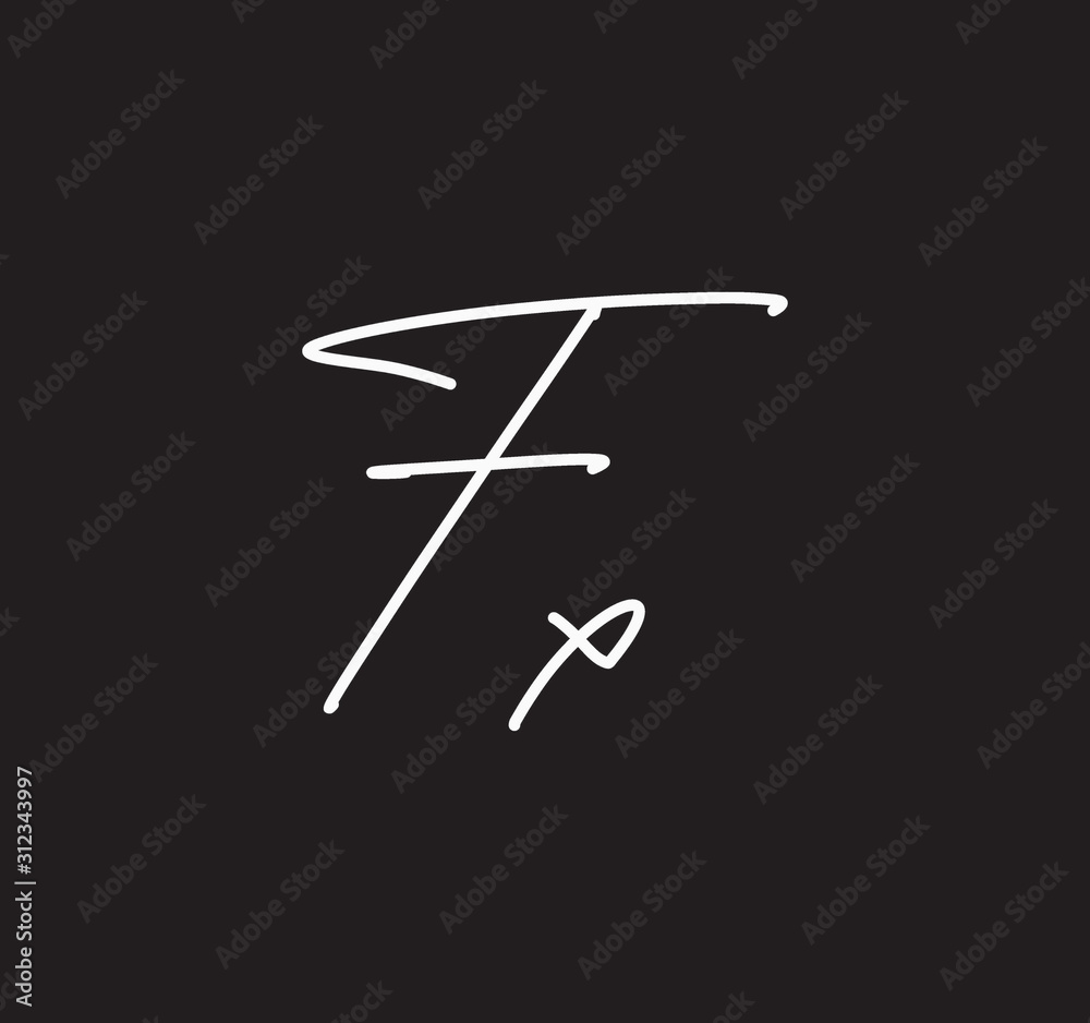 Couple Cursive Letters Initial Signature Handwriting Calligraphy Couple Cursive Letters Initial Signature Handwriting Calligraphy