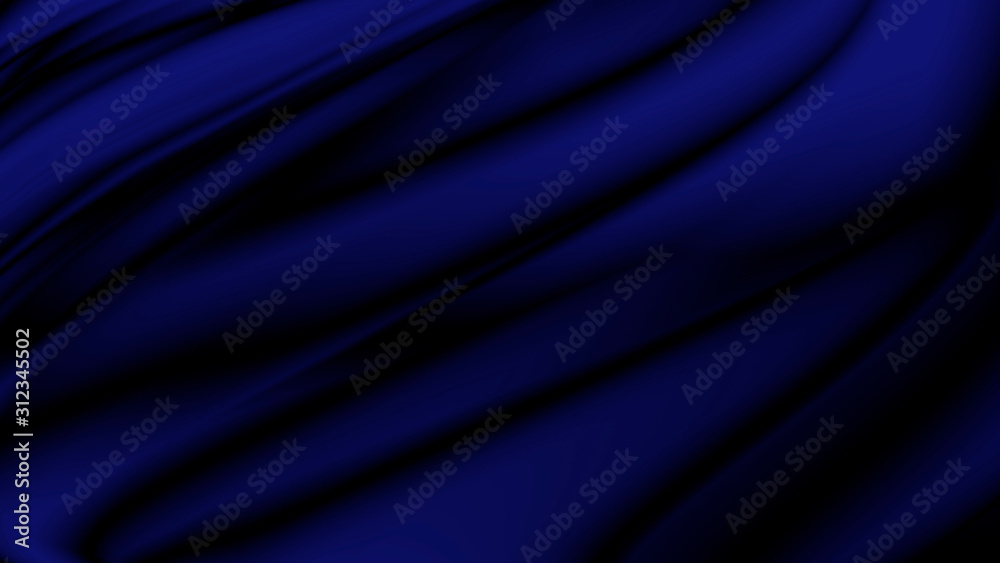 Fototapeta premium Blue cloth background with copy space