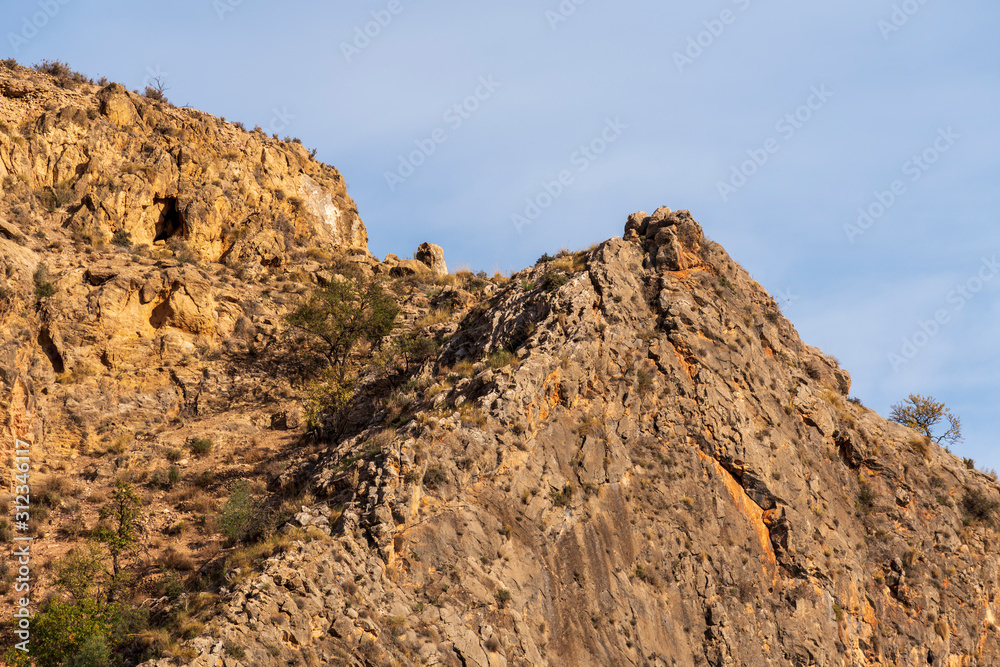 Mountainous landscape near Ugijar (Spain)