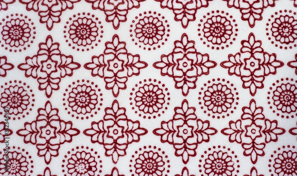 Texture with an ornament for the background red Texture with an ornament for the background red
