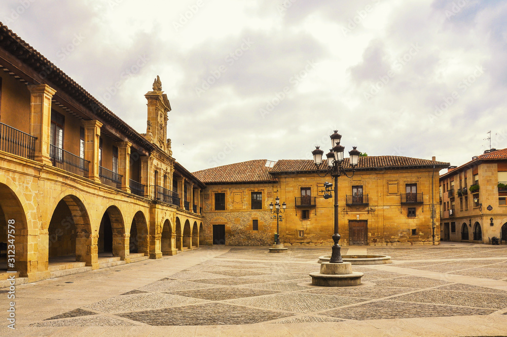 Town hall of Santo Domingo de la Calzada, a village in La Rioja, Region of the Northern of Spain.
