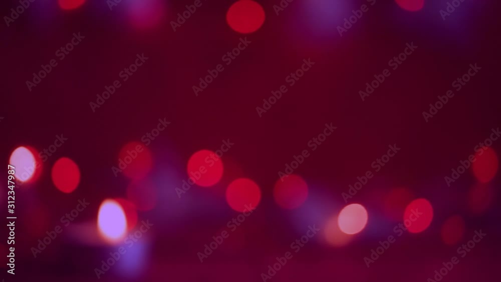 De focused, bokeh or blur garland lighting abstract Background.