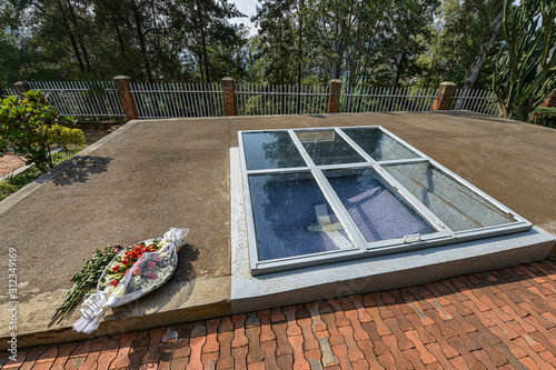 Canvastavla National Memorial to the victims of Genocide in Kigali, Rwanda.