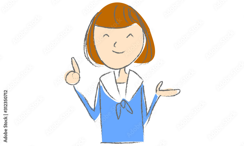 卒業式の女の子パターン 卒業式の女の子パターン