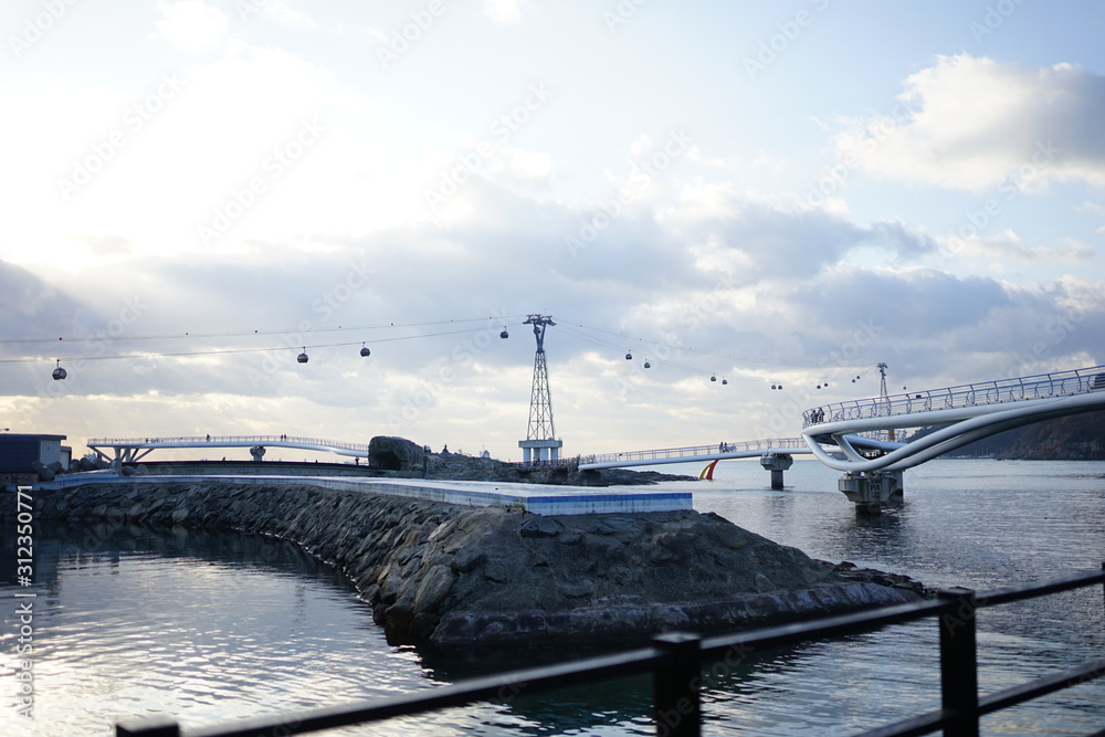 韓国, 釜山, 建築, 観光, 松島スカイウォーク, 甘川洞文化村, カムチョンドンムナマウル, カラフルタウン, 釜山のマチュピチュ, 映画の殿堂, 釜山タワー, チャガルチ市場, 南浦洞, 西面, 龍頭山公園、夜景、イルミネーション、クリスマス、センタムシティ