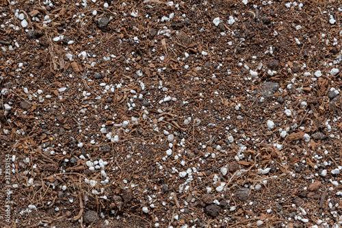 stack of well draining potting mix with coconut coir, pearlite