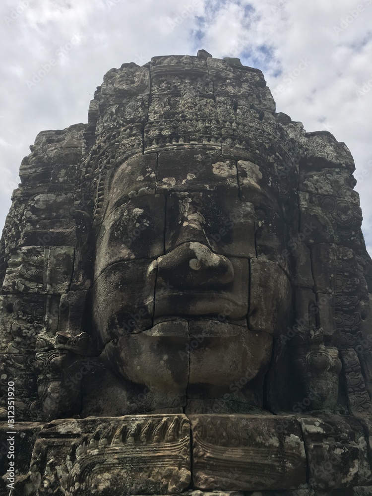 bayon temple in angkor cambodia