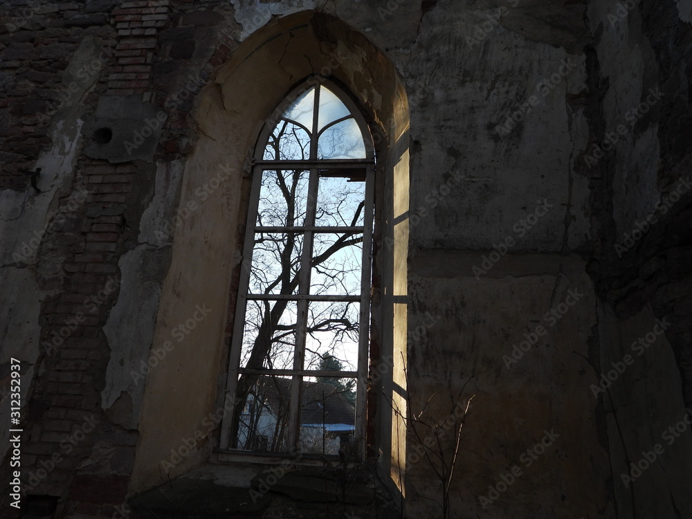 Fototapeta premium window in church