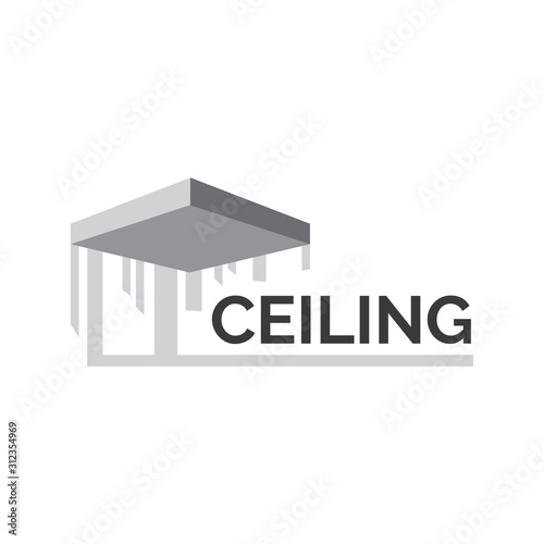 Vector logo of ceilings and stretch ceilings