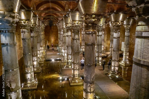 Theodosius Cistern in Old Town, Istanbul photo