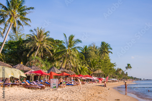 Beautiful beach in Phu Quoc island, Vietnam