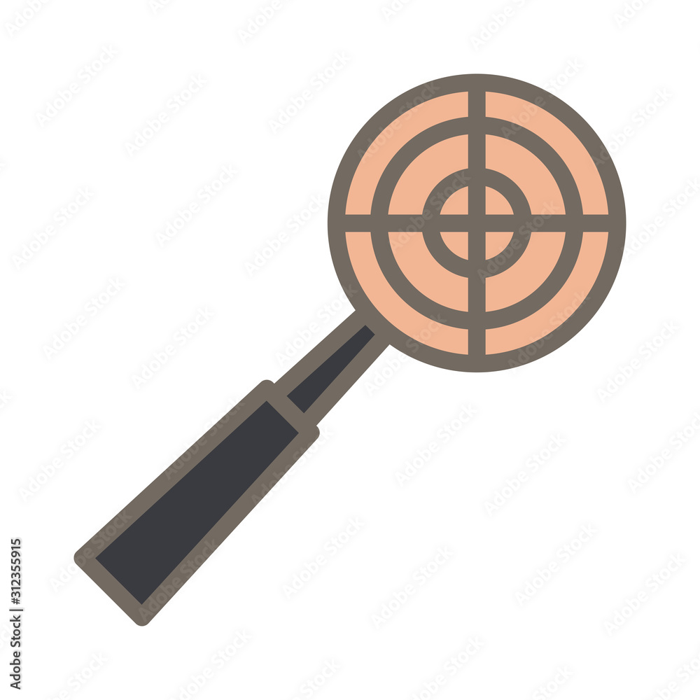 Obraz premium Skimmer icon vector in color