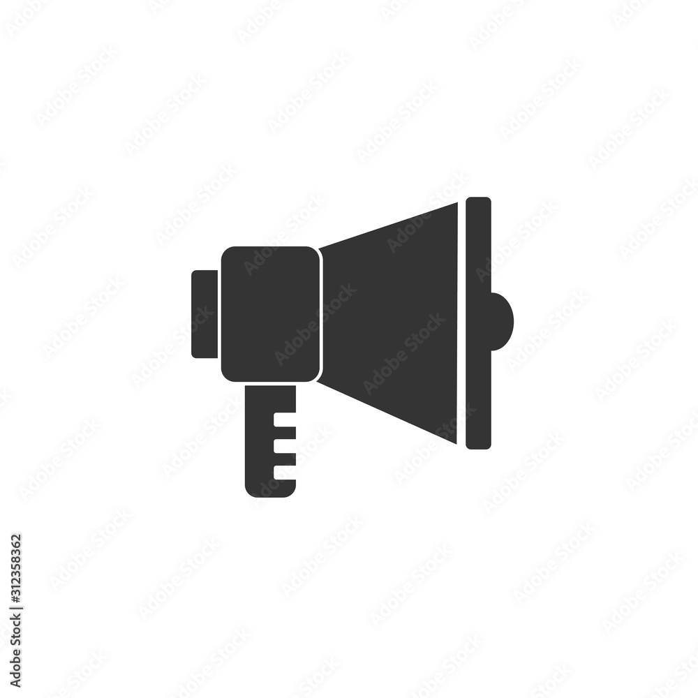 megaphone icon vector illustration for graphic design and websites