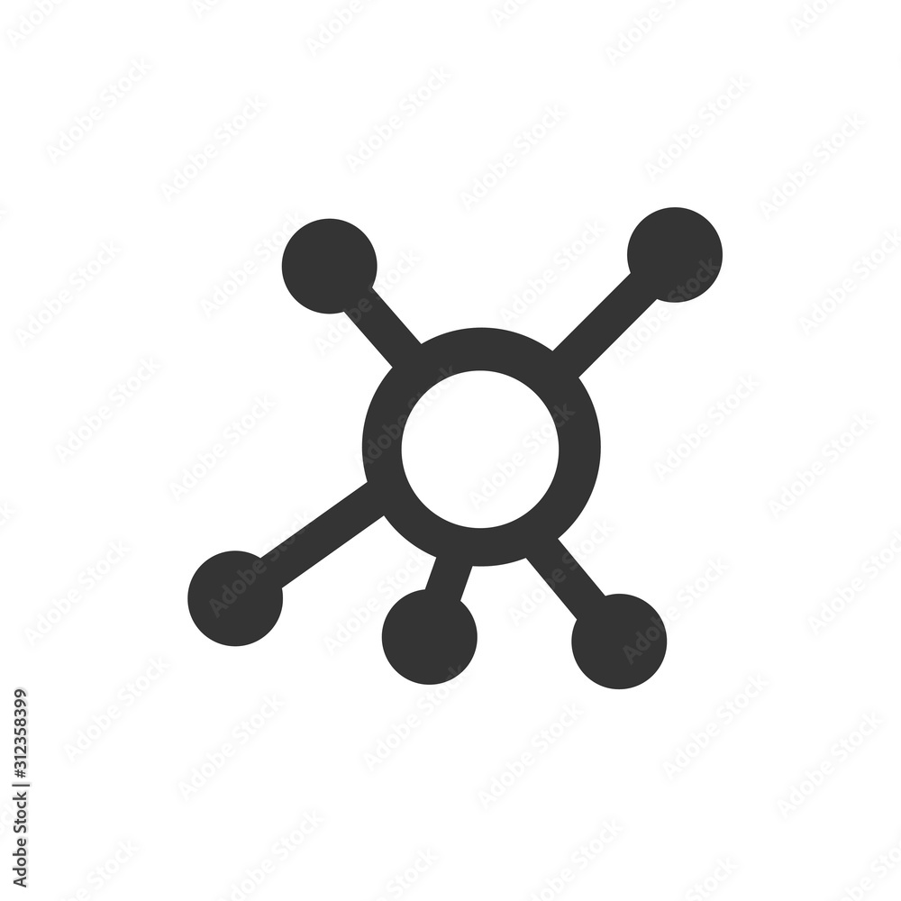 molecule icon vector illustration for graphic design and websites molecule icon vector illustration for graphic design and websites