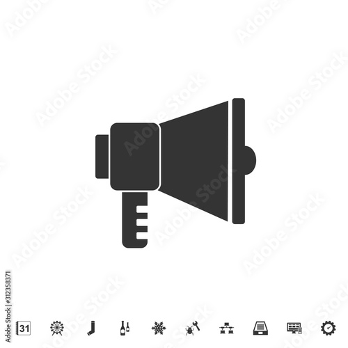 megaphone icon vector illustration for graphic design and websites