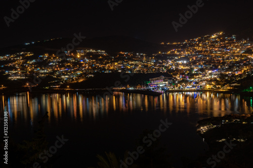 Cityscape of Kalkan at Night