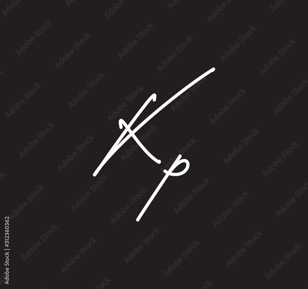 Couple Cursive Letters Initial Signature Handwriting Calligraphy Couple Cursive Letters Initial Signature Handwriting Calligraphy