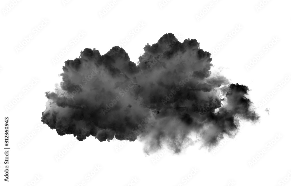black clouds or smoke isolated on white black clouds or smoke isolated on white