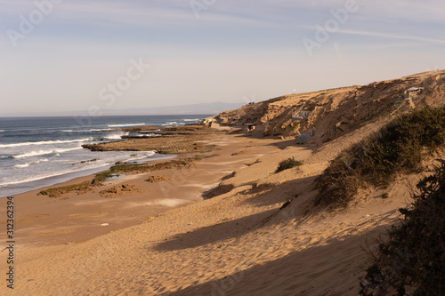 Sand dunes near Sidi R´bat on the atlantic coast of south morocco © lars150961