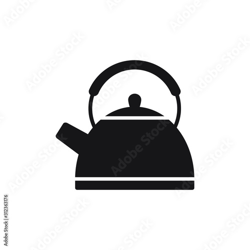 Kettle icon. Kettle sign isolated