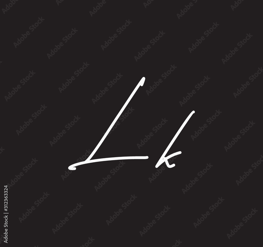 Couple Cursive Letters Initial Signature Handwriting Calligraphy Couple Cursive Letters Initial Signature Handwriting Calligraphy