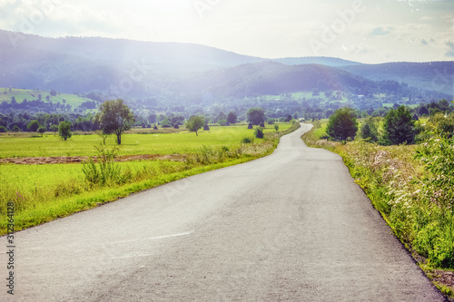 Winding road going into the distance © helen13