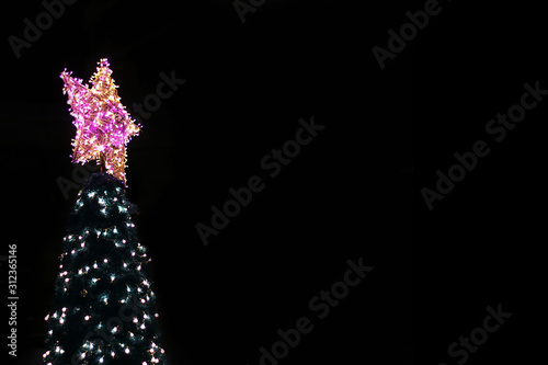 Decorative light with tree