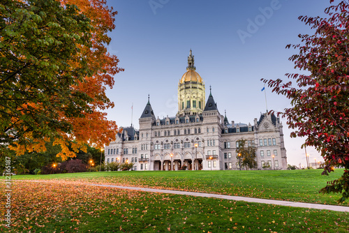 Connecticut State Capitol in Hartford, Connecticut, USA