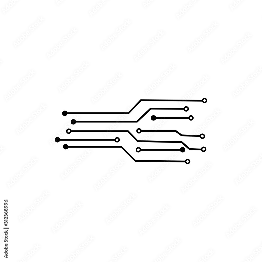 Circuit Logo Template vector Circuit Logo Template vector